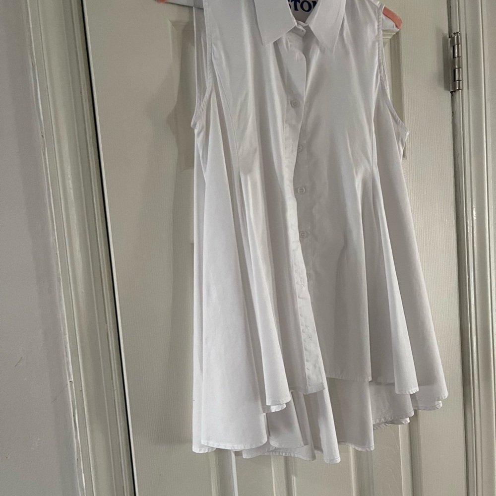 Gracia White Cotton Blouse